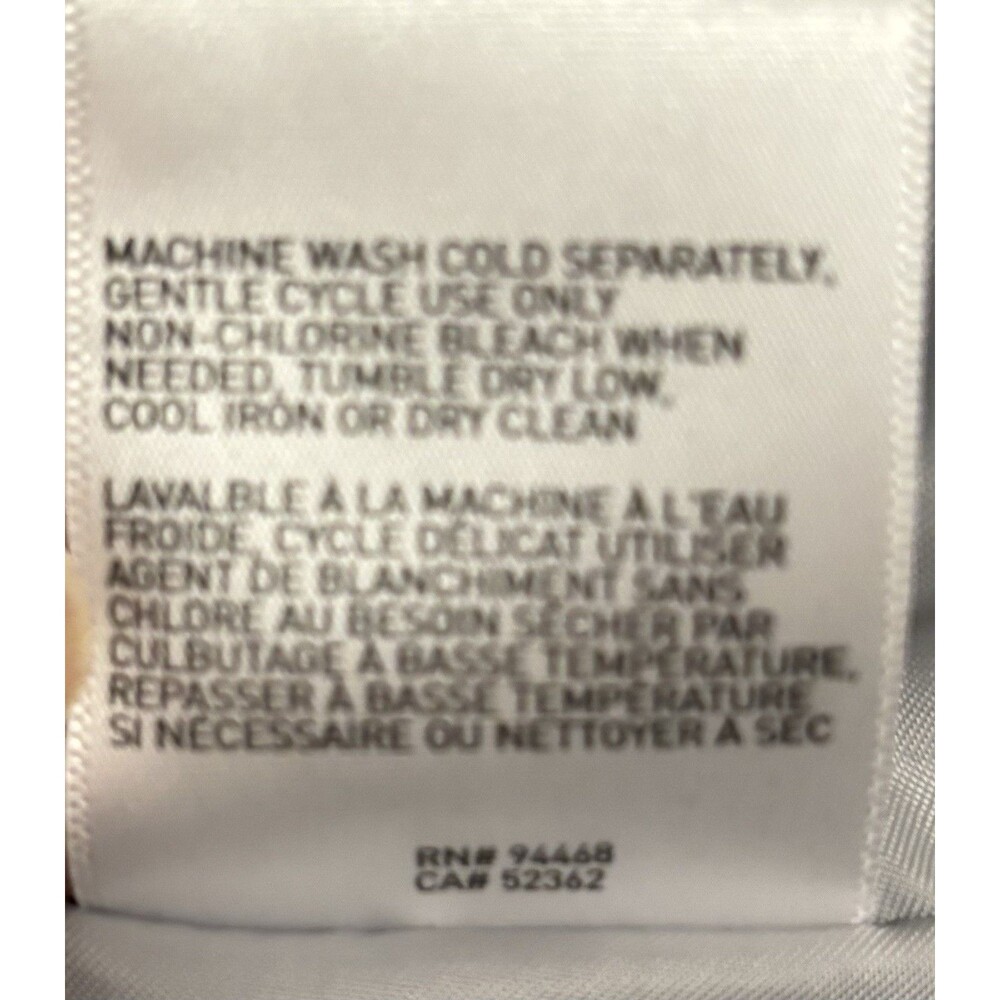 Laundry By Shelli Segal Jacket Black Lightweight Raincoat Pockets See Note Size - Picture 12 of 12